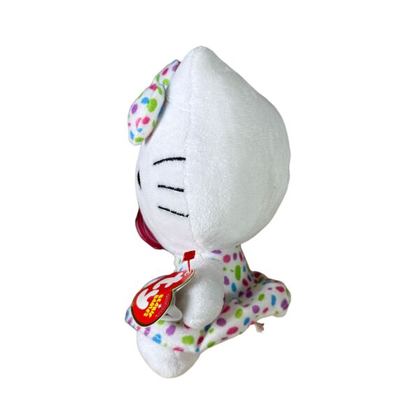 TY Hello Kitty Lollipop Polka Dot Dress Plush NEW with Tag - Picture 4 of 8